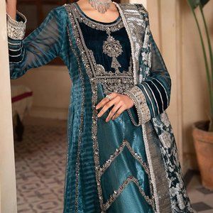 Luxury Pishwas Style Pakistani Dress